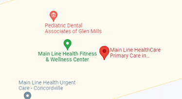 Main Line Health- Concordville Map View